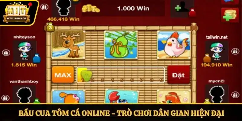Bầu cua tôm cá online