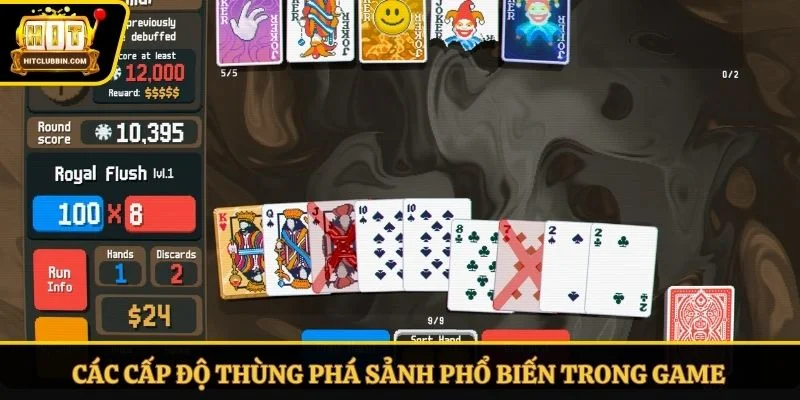 Các cấp độ thùng phá sảnh phổ biến trong game 
