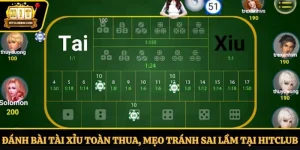 Đánh bài tài xỉu toàn thua